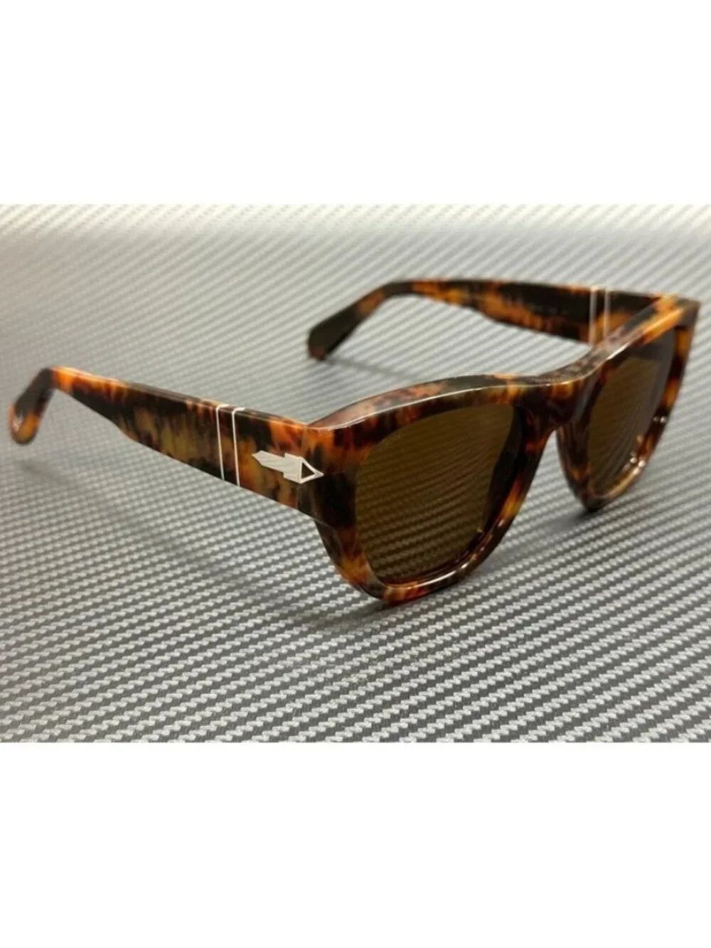 New Persol Men Caffe Brown Sunglasses 53-22-145